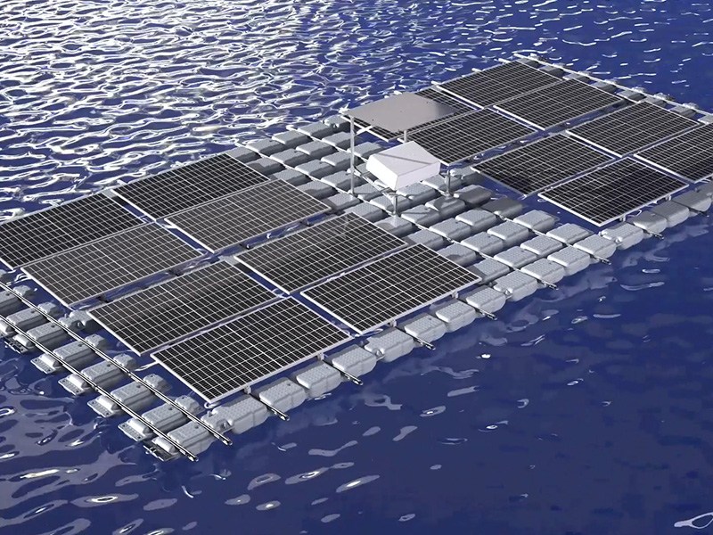 Vídeo de instalación del sistema de montaje de módulos solares flotantes