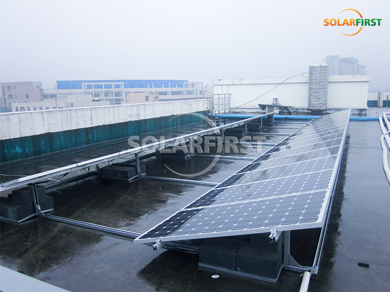 Instalación en azotea de 500 kWp en Zhejiang, China