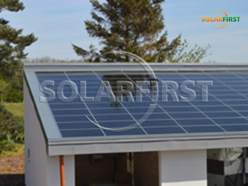 Techo transparente BIPV de 100㎡ en el Reino Unido