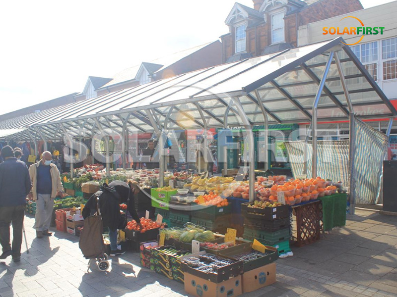Puesto de energía solar de 200 kWp en Birmingham