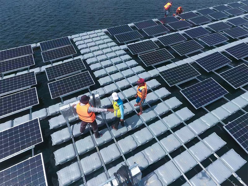 El primer proyecto de soporte flotante de Solar First Group en Indonesia se ha completado con éxito