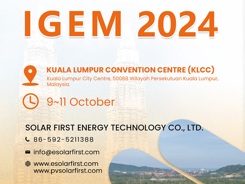Vista previa de la exposición: Solar First le da la bienvenida en IGEM y CETA 2024