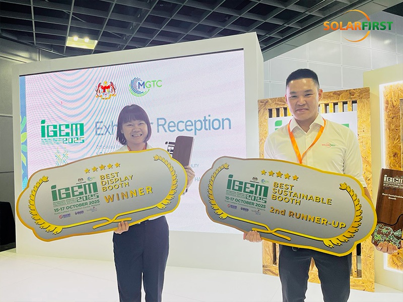 Solar First Group Shines at IGEM, Secures Two Prestigious Booth Awards