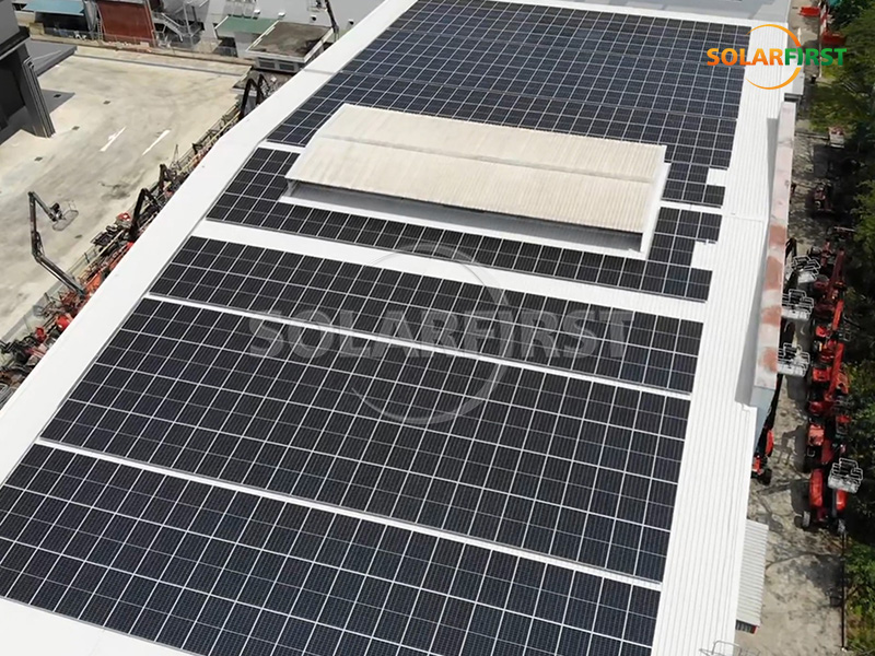 #1.5MWp Metal Roof Mount in Thailand Singapore